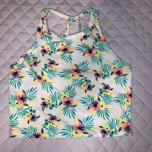 Floral crop top